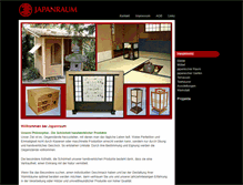 Tablet Screenshot of japanraum.com